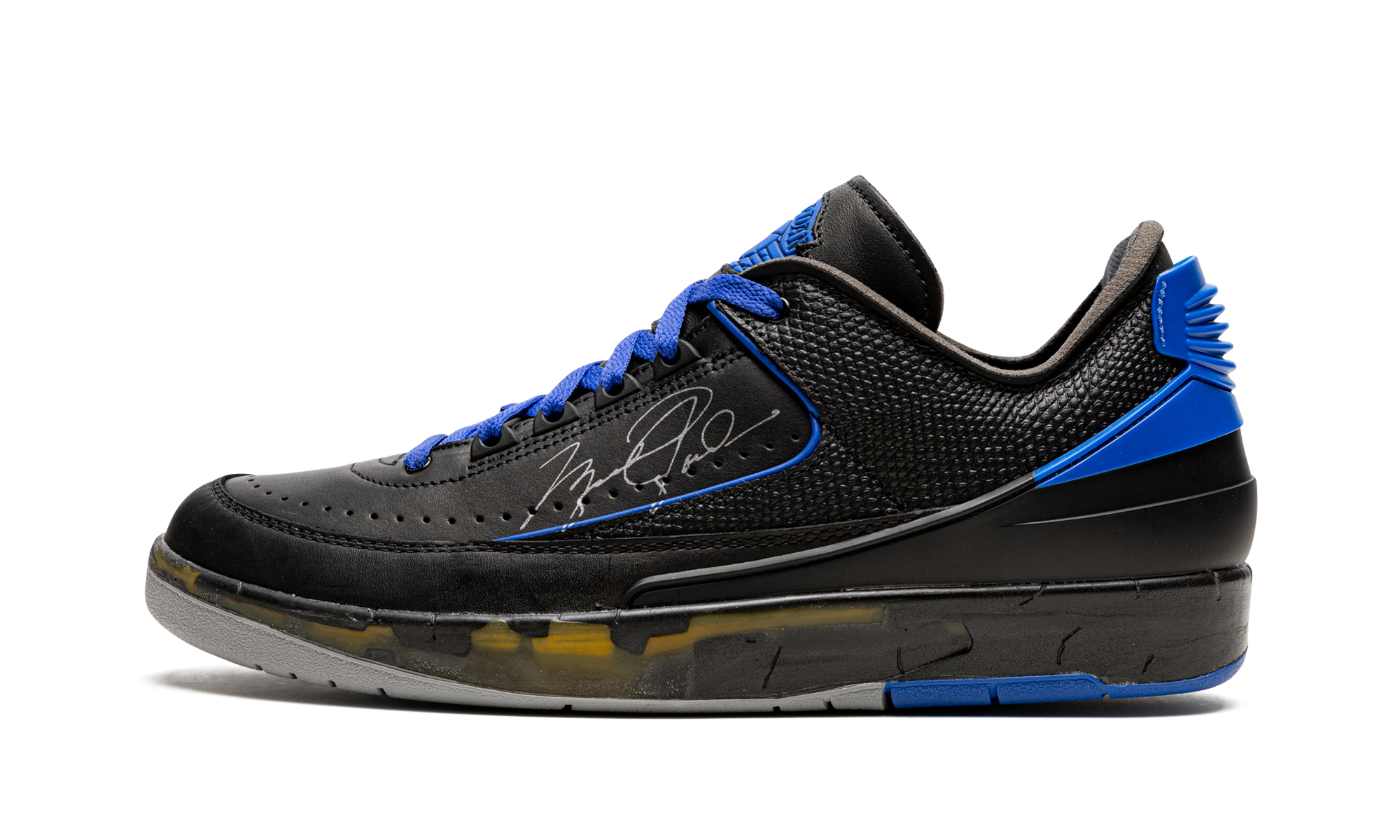 Air Jordan 2 Retro Low SP Off-White Black Blue