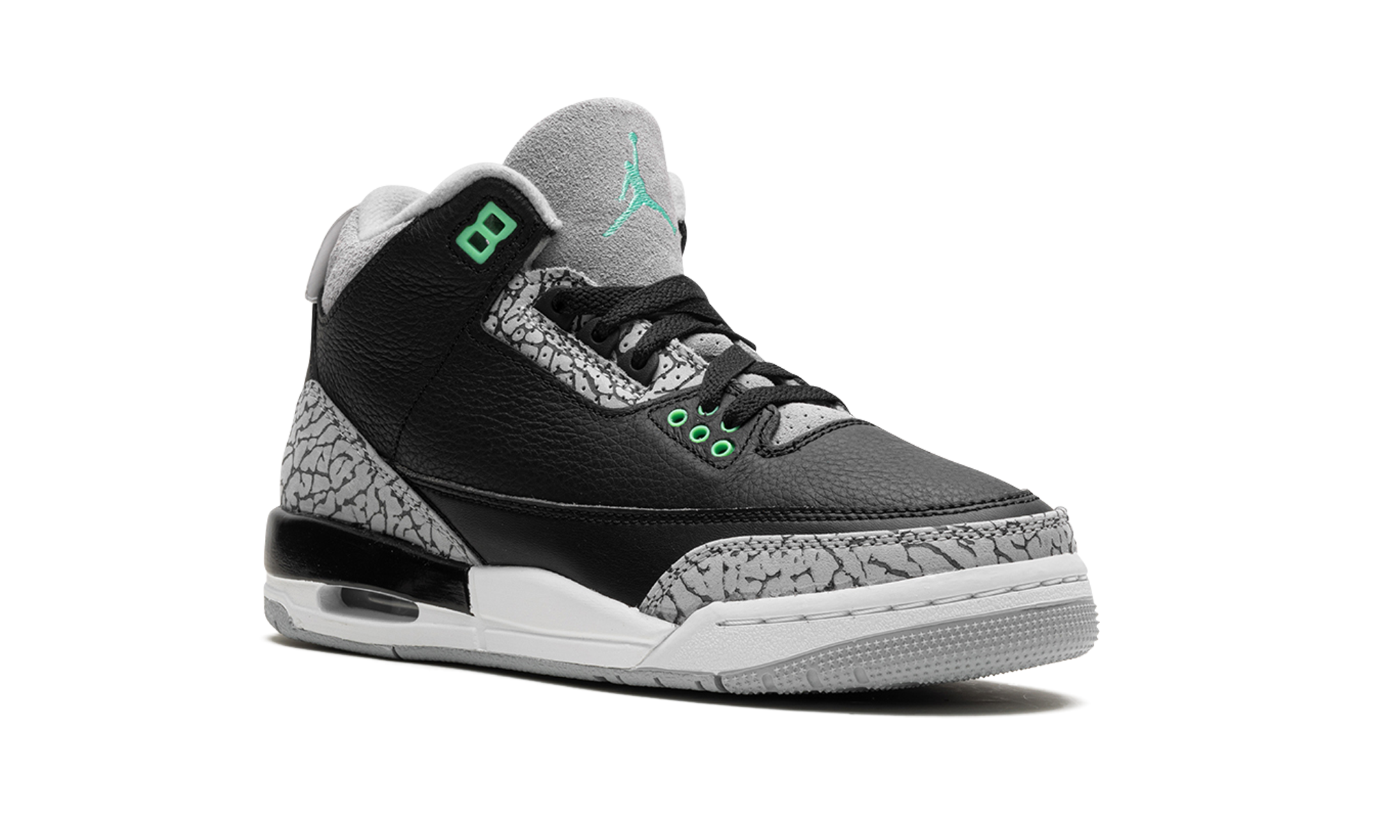 Air Jordan 3 Retro Green Glow 2