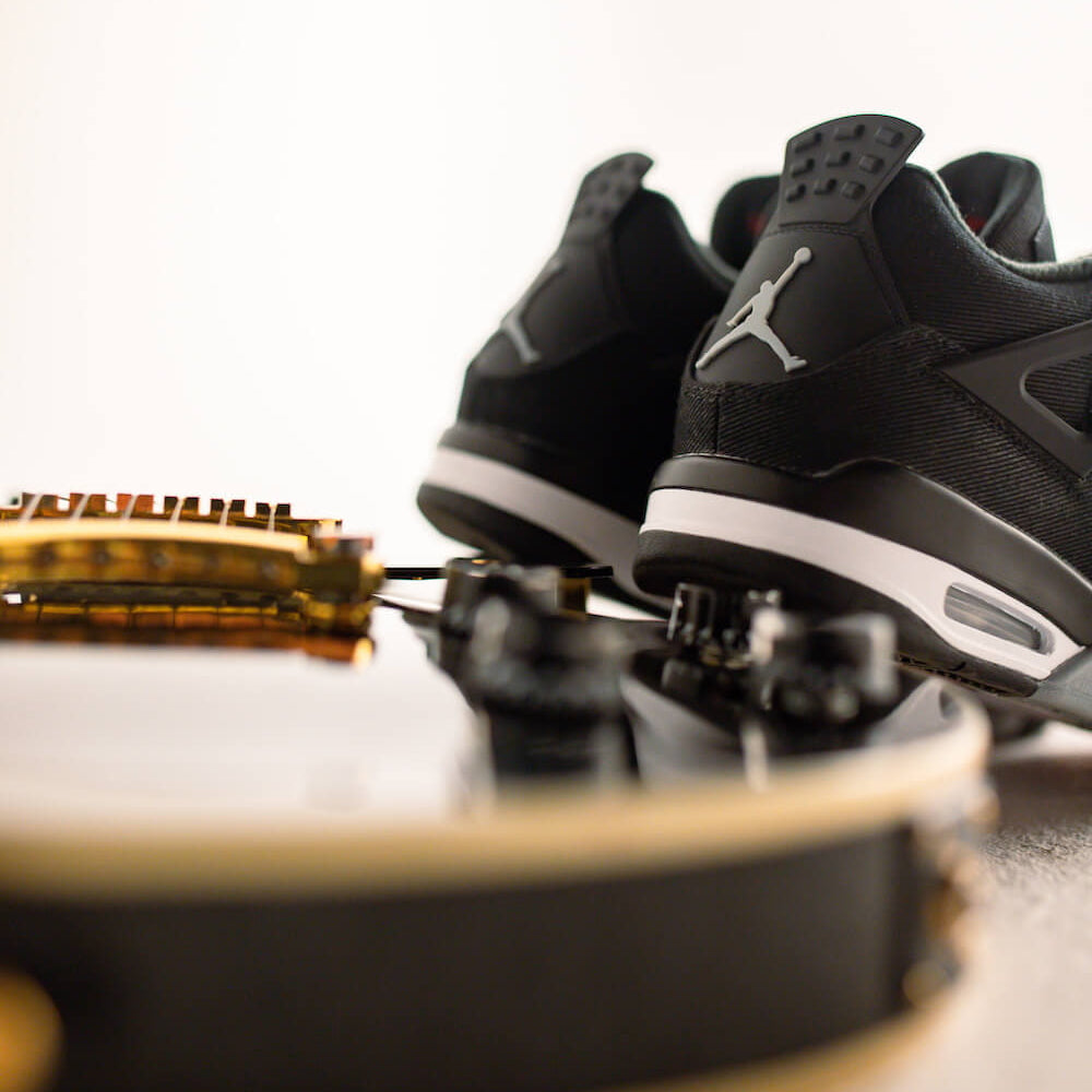Air Jordan 4 Black Canvas