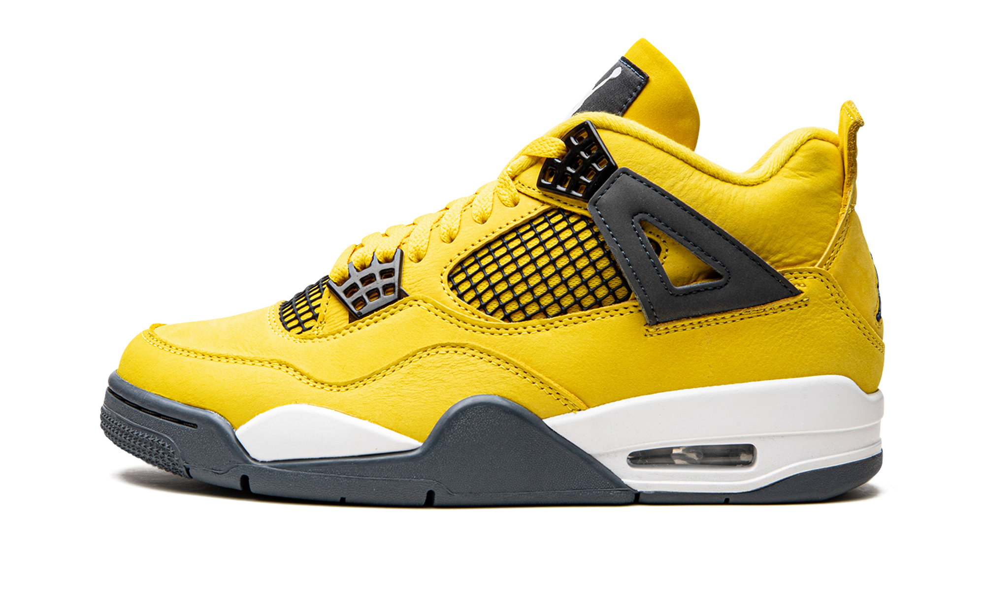 Air Jordan 4 Retro Round Yellow (Lightning)