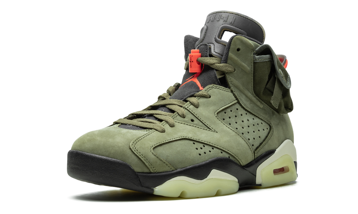 Air Jordan 6 Travis Scott Medium Olive 5