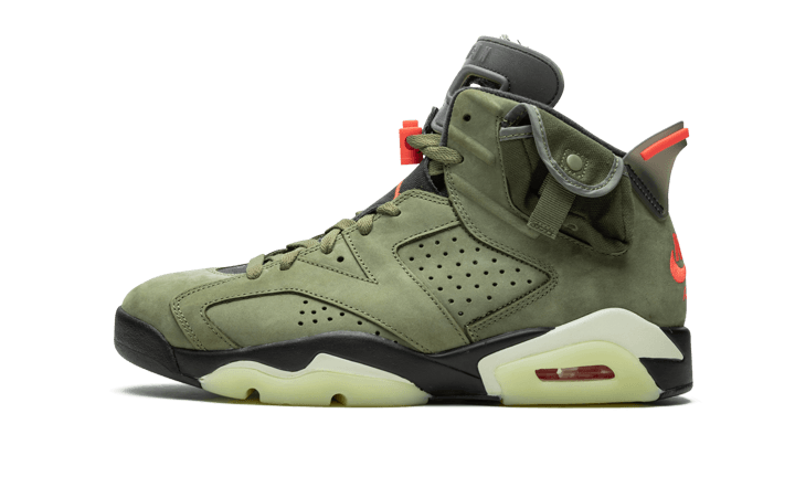 Air Jordan 6 Travis Scott Medium Olive 8