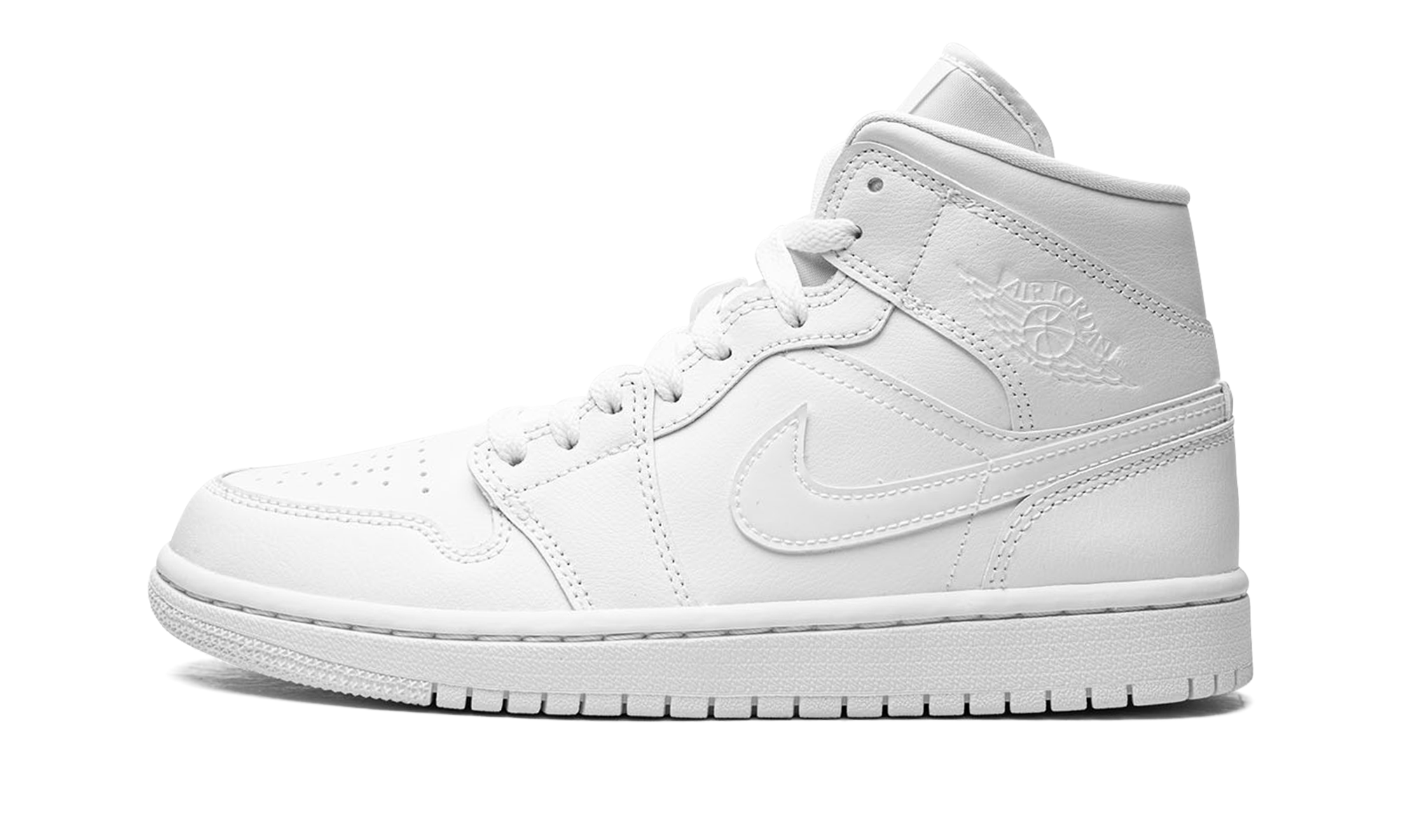 Air Jordan Mid Triple White (2022) (W) 1