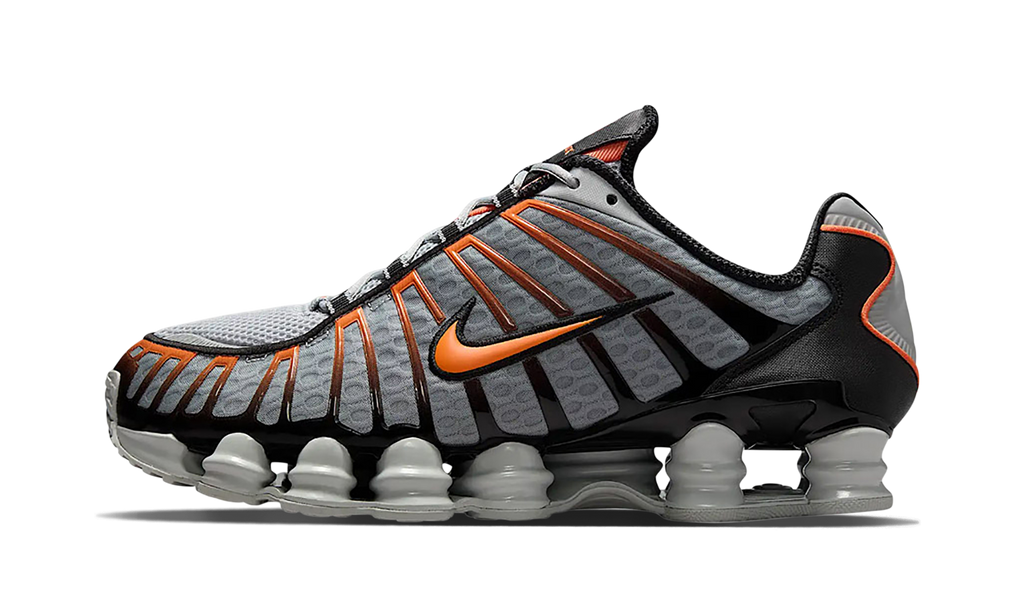 Nike Shox TL Light Smoke Grey Black Bright Mandarin