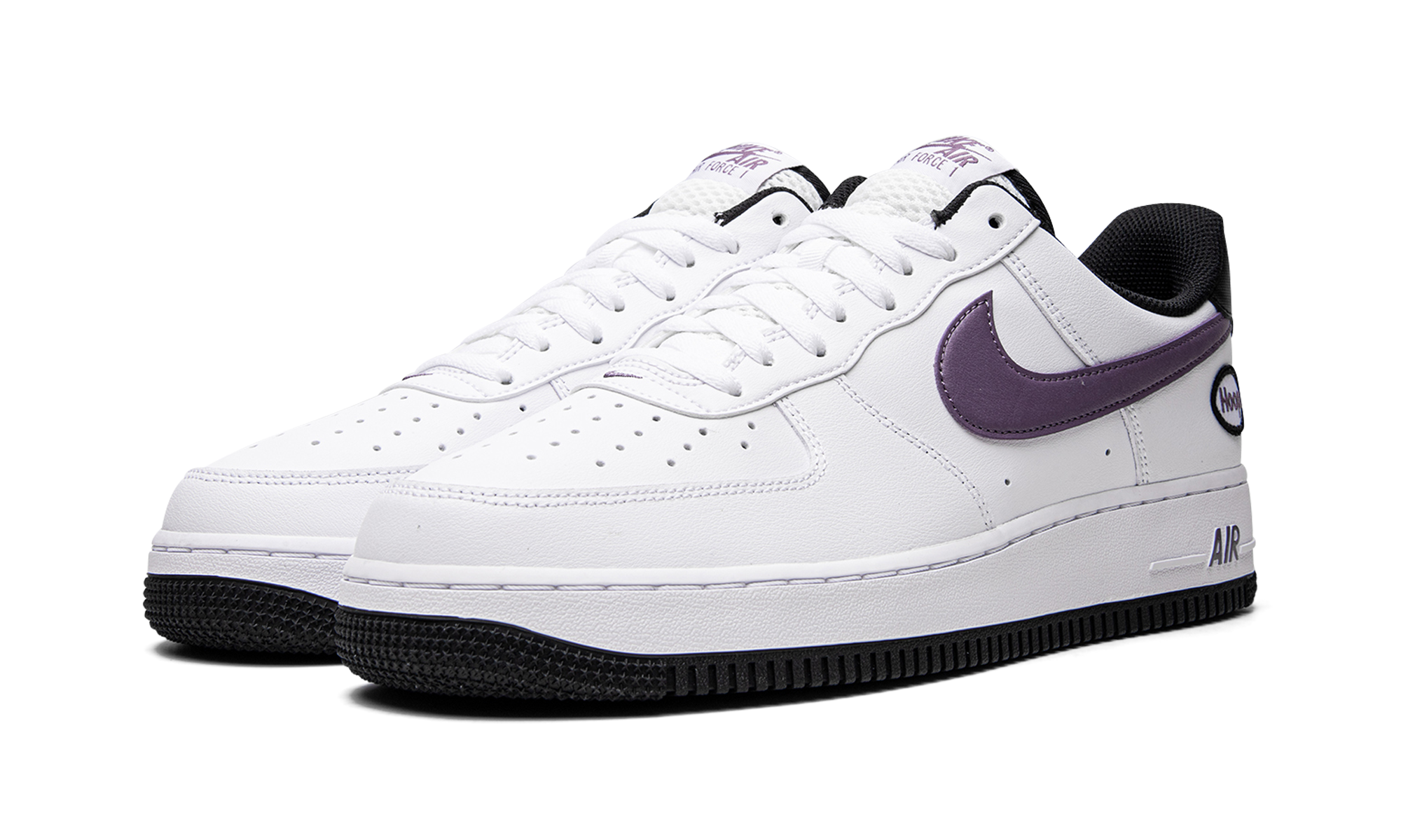 Nike Air Force 1 Low Hoops White Canyon Purple