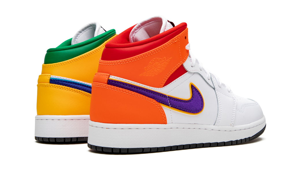 Jordan 1 Mid Alternate Multi-Color (GS) 4