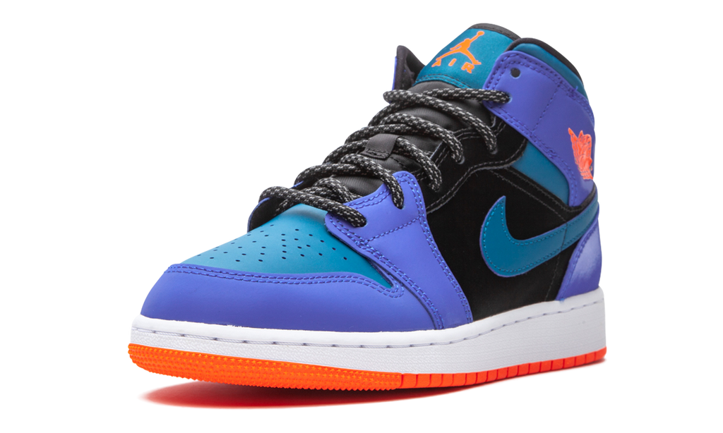 Jordan 1 Mid Racer Blue Green Abyss (GS) 5