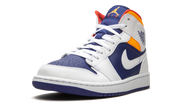 Jordan 1 Mid Royal Blue Laser Orange 5