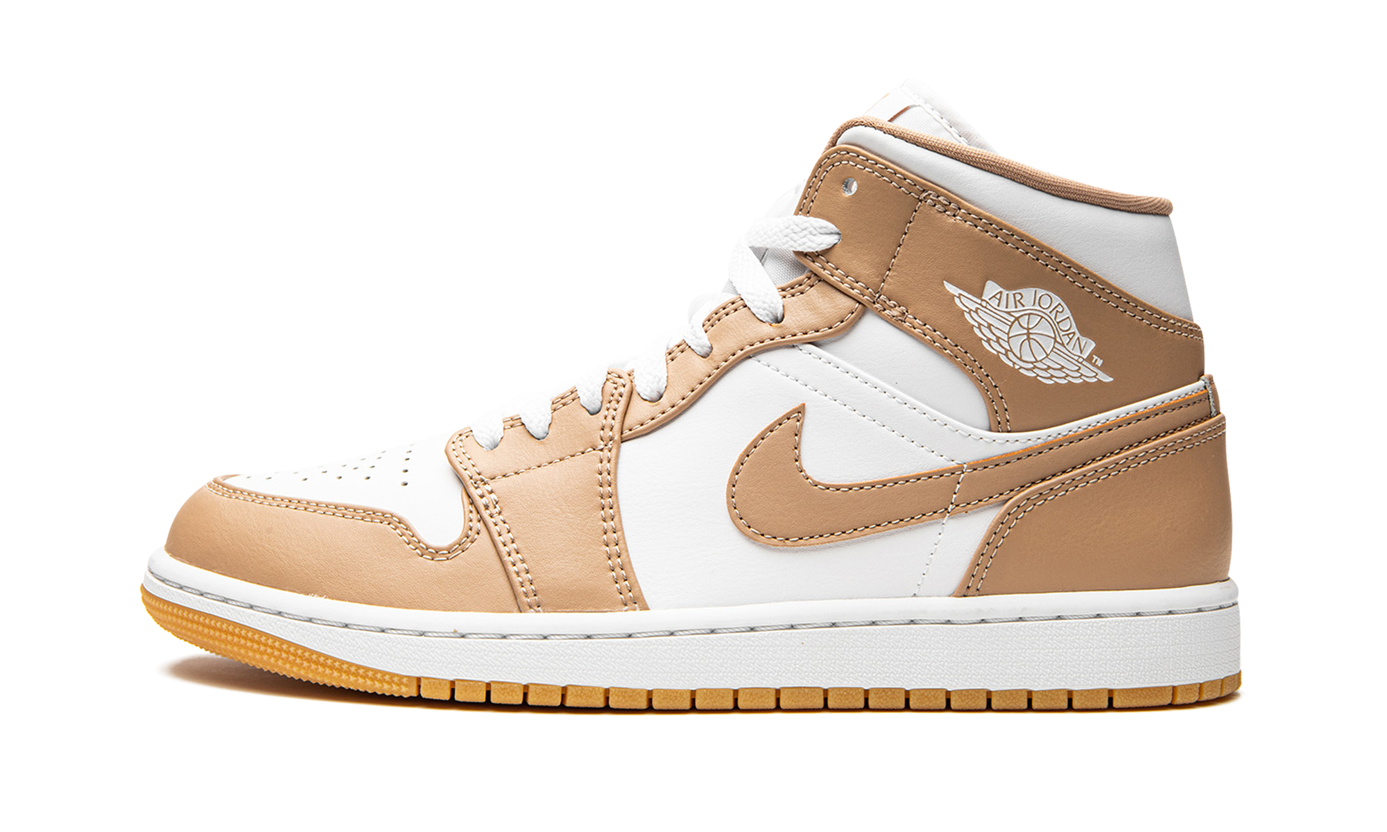 Jordan 1 Mid Tan Gum 1