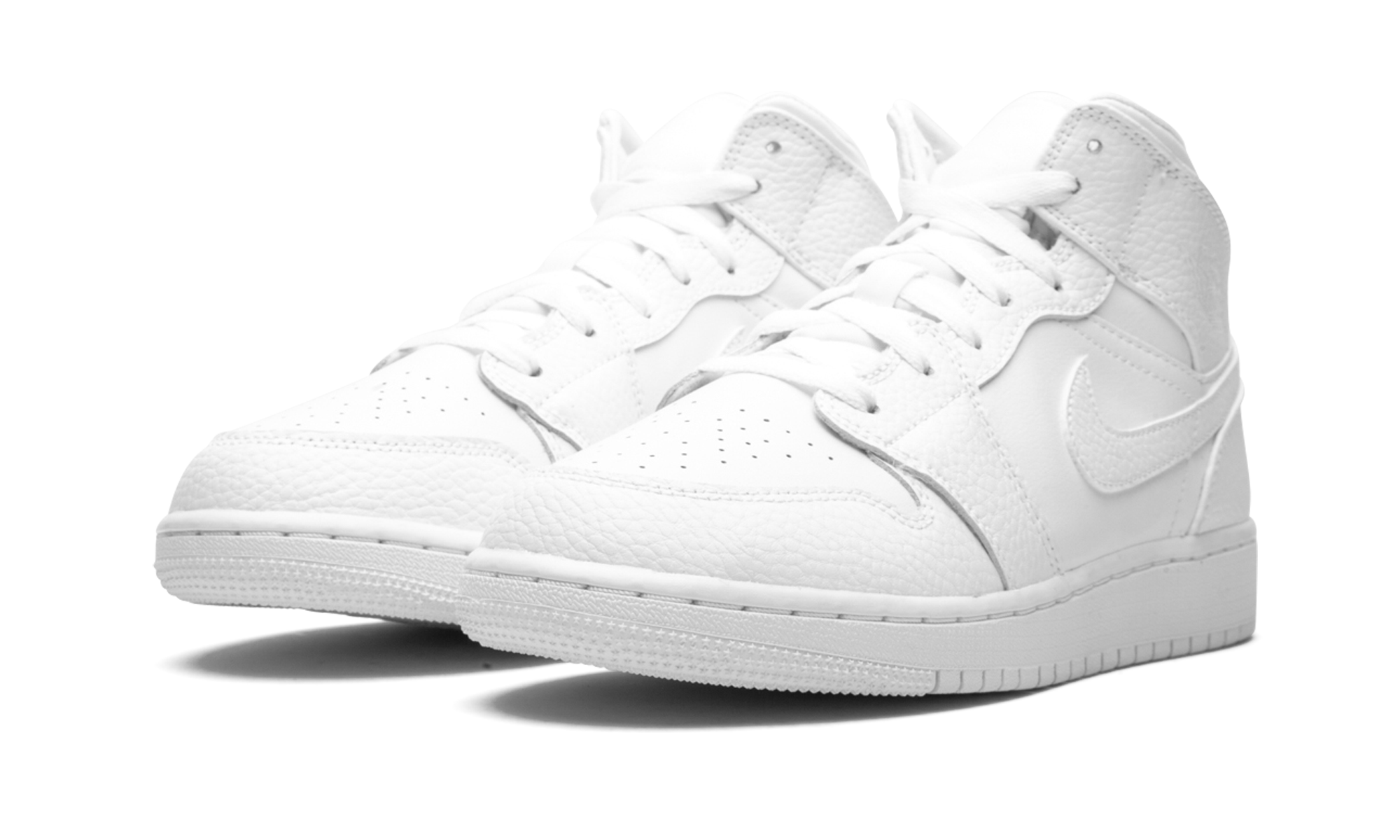 Jordan 1 Mid Triple White (GS)