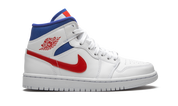 Jordan 1 Mid White Red Royal (W) 7