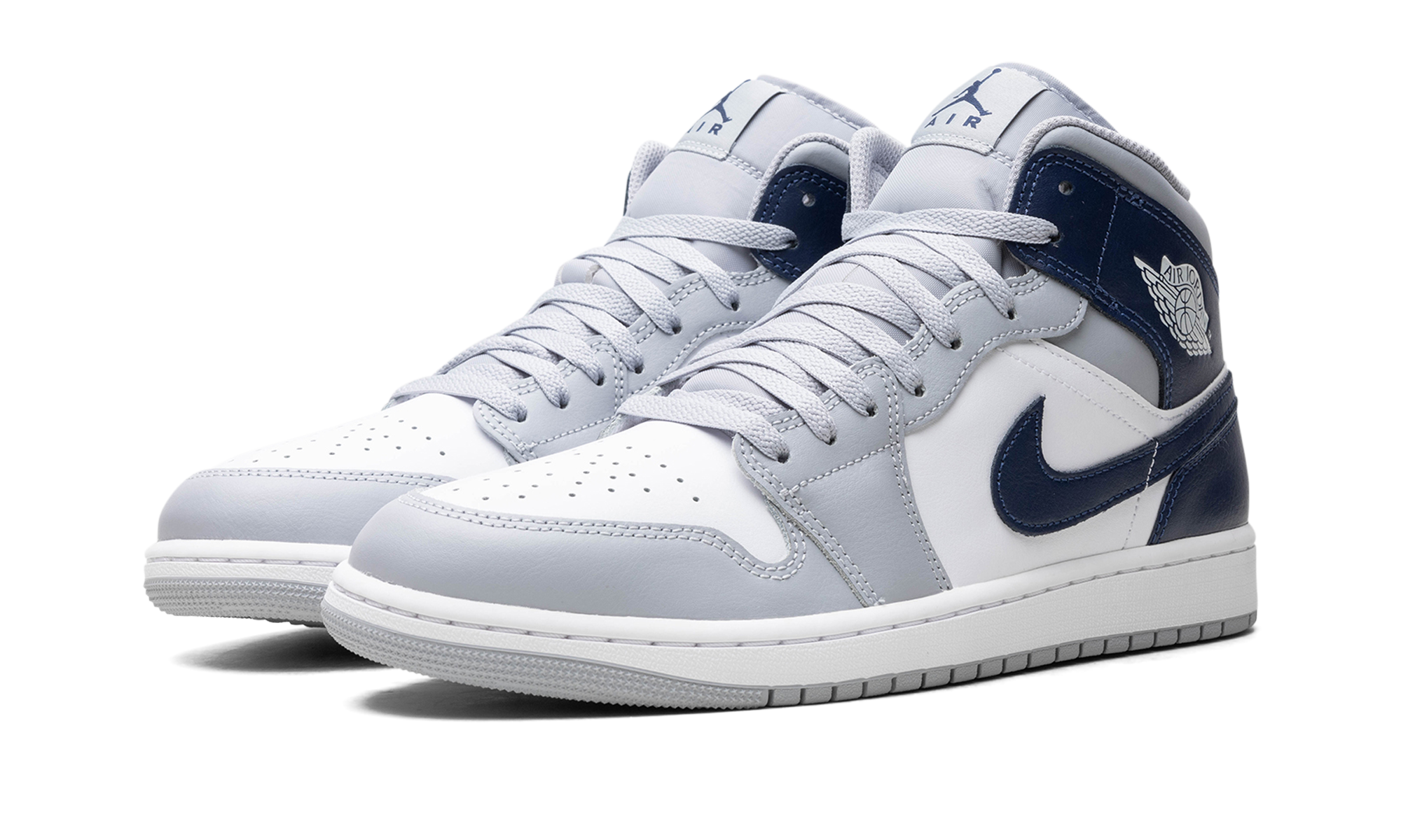 Jordan 1 Mid Wolf Grey Midnight Navy 1