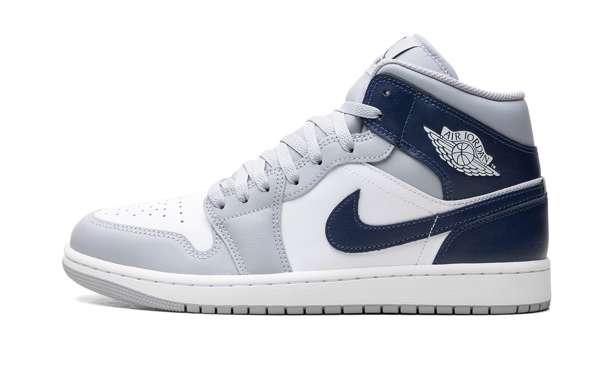 Jordan 1 Mid Wolf Grey Midnight Navy 2