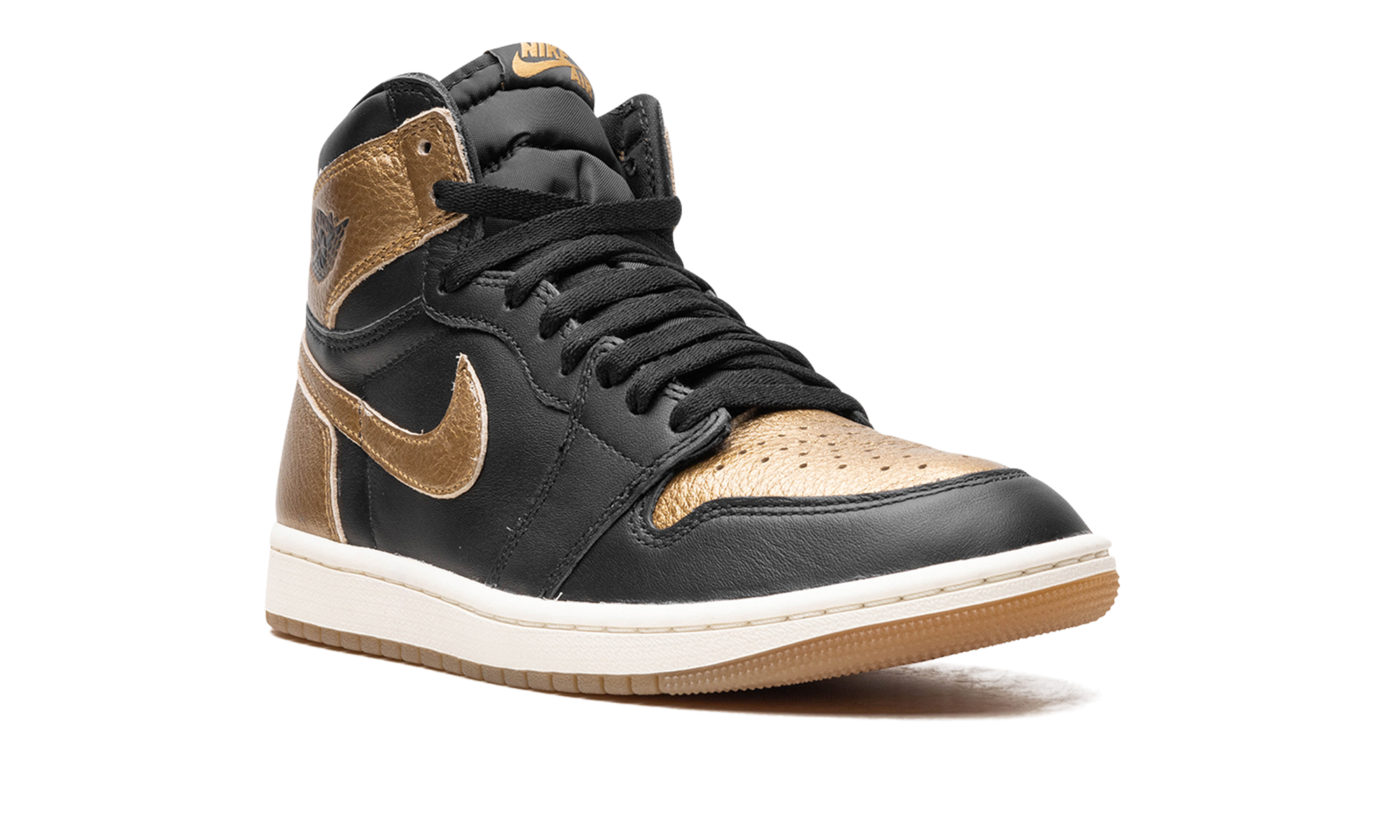 Jordan 1 Retro High OG Black Metallic Gold 2