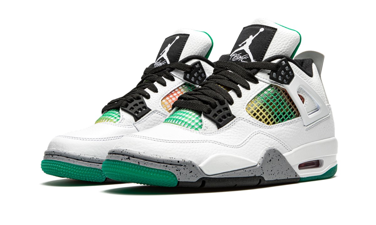 Jordan 4 Retro Lucid Green Rasta (W)