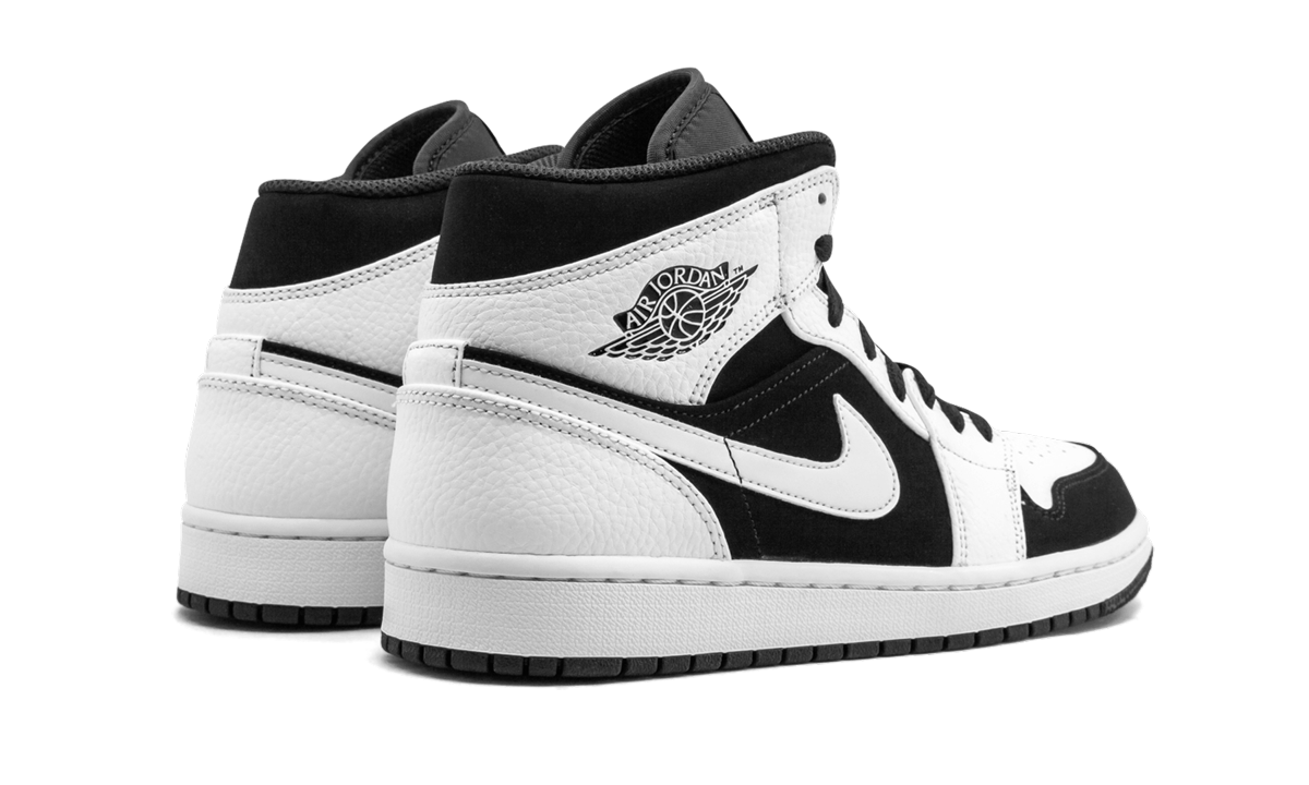 Air Jordan 1 Mid White Black