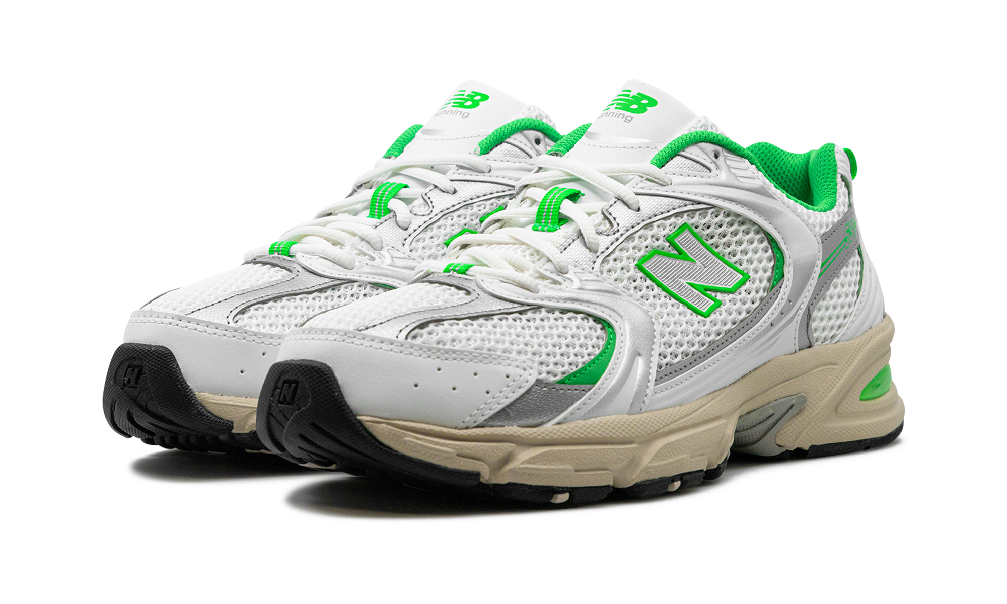 New Balance 530 White Palm Leaf 3
