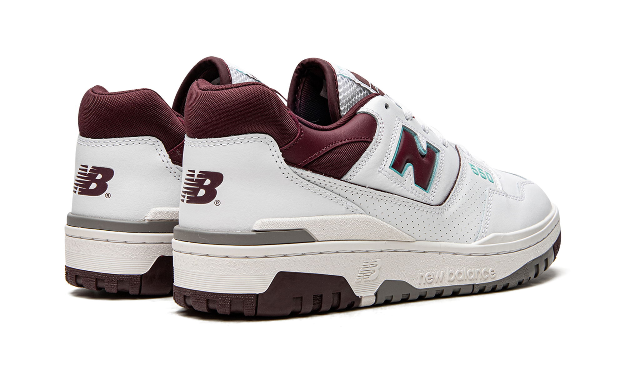 New Balance 550 Burgundy Cyan 3