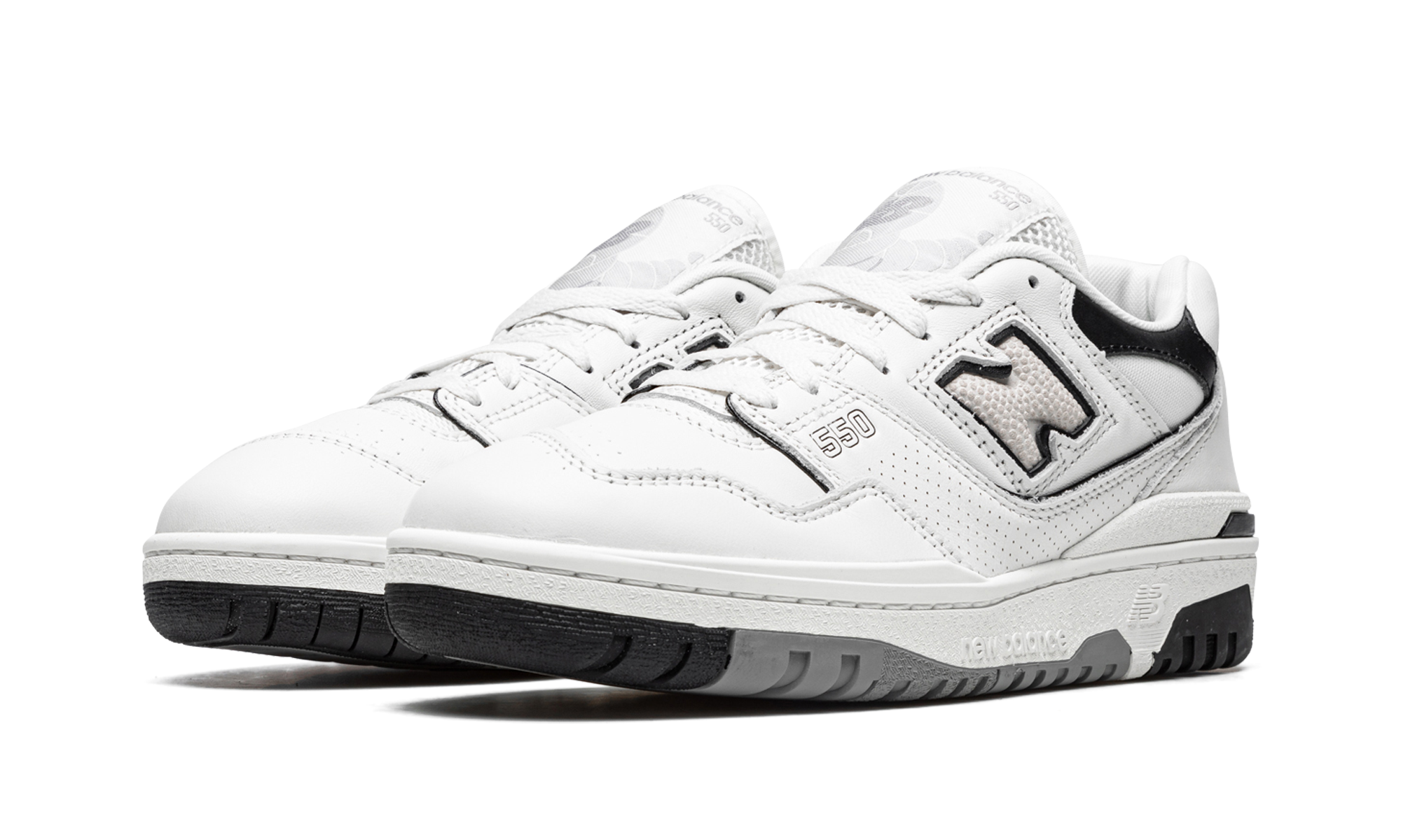 New Balance 550 Cream Black 3