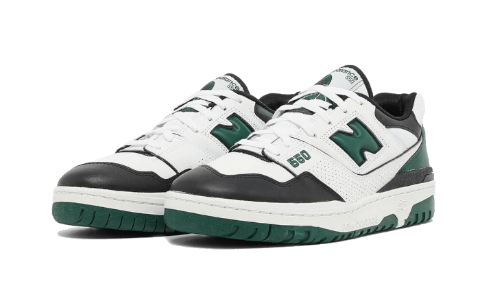 New Balance 550 White Green Black 5