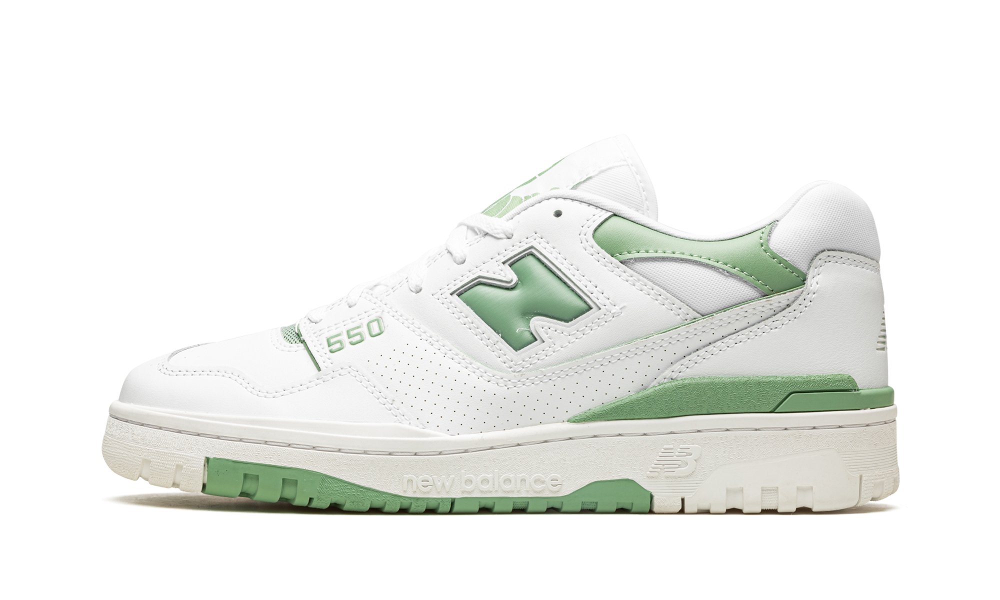 New Balance 550 White Mint Green 5
