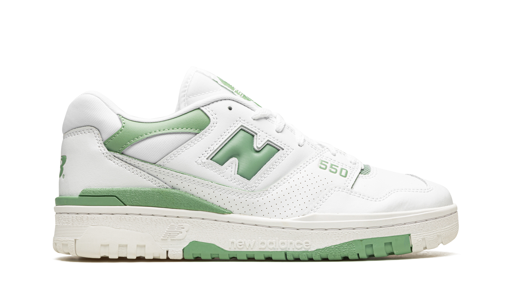 New Balance 550 White Mint Green