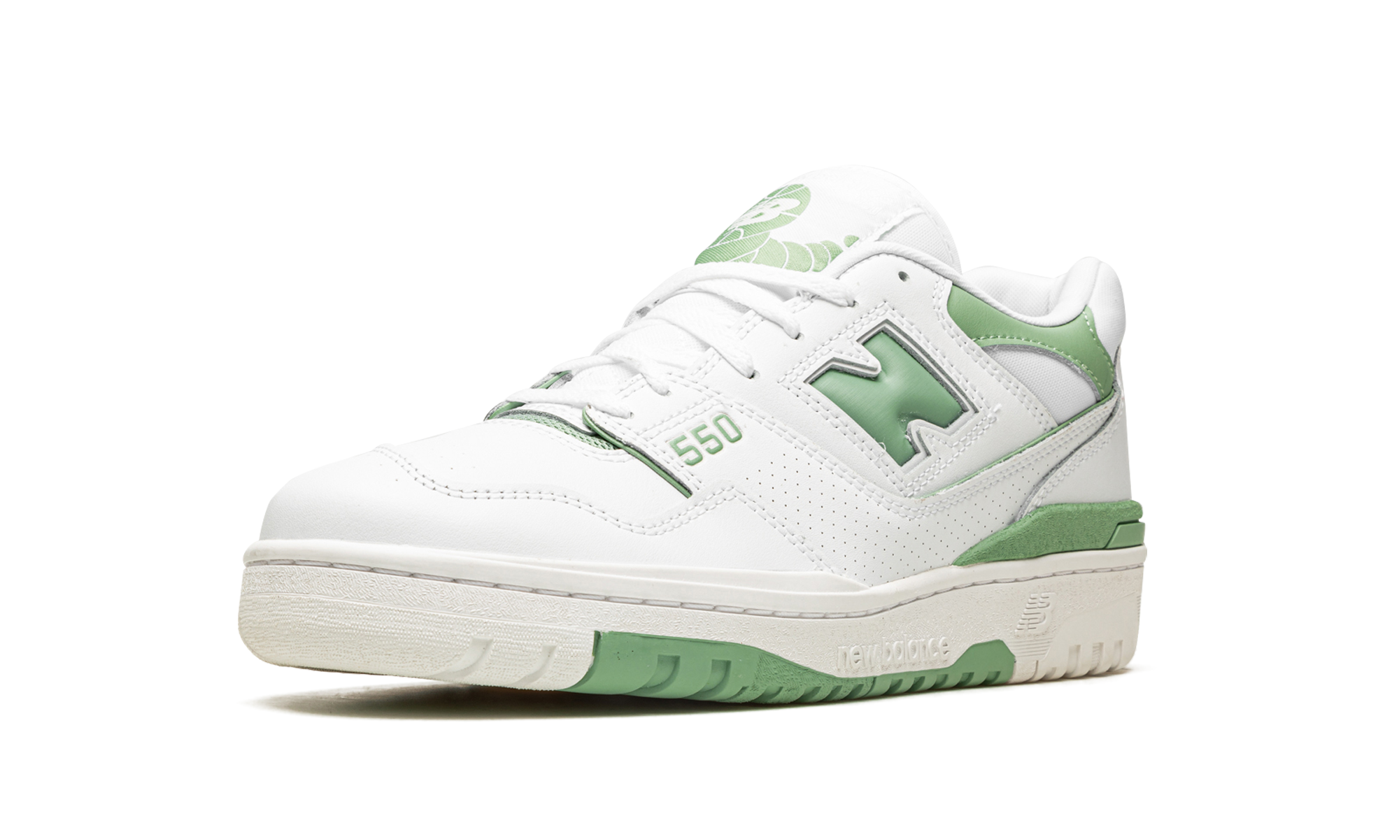New Balance 550 White Mint Green 9