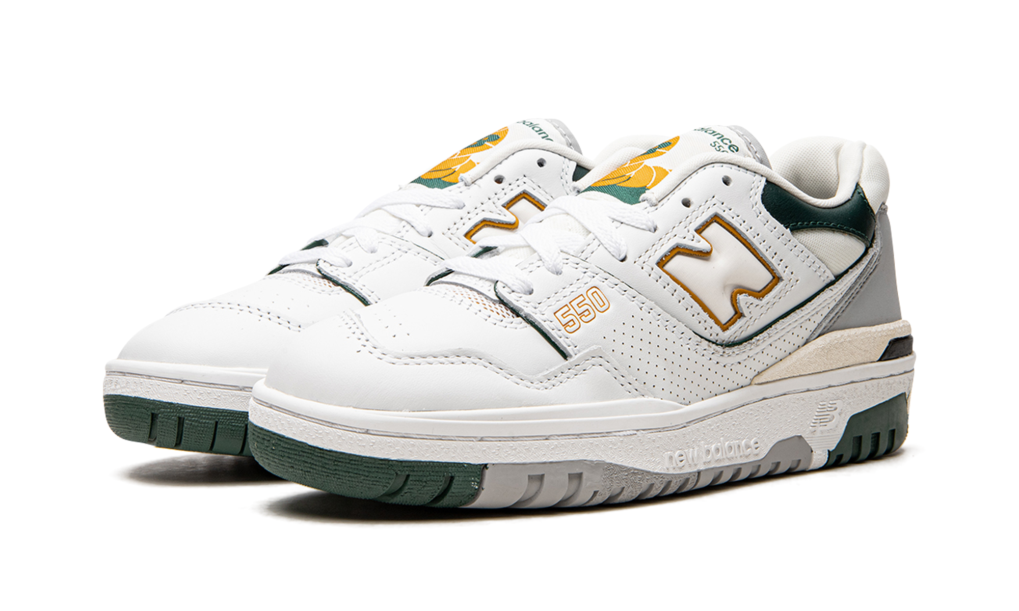 New Balance 550 White Nightwatch Green 3