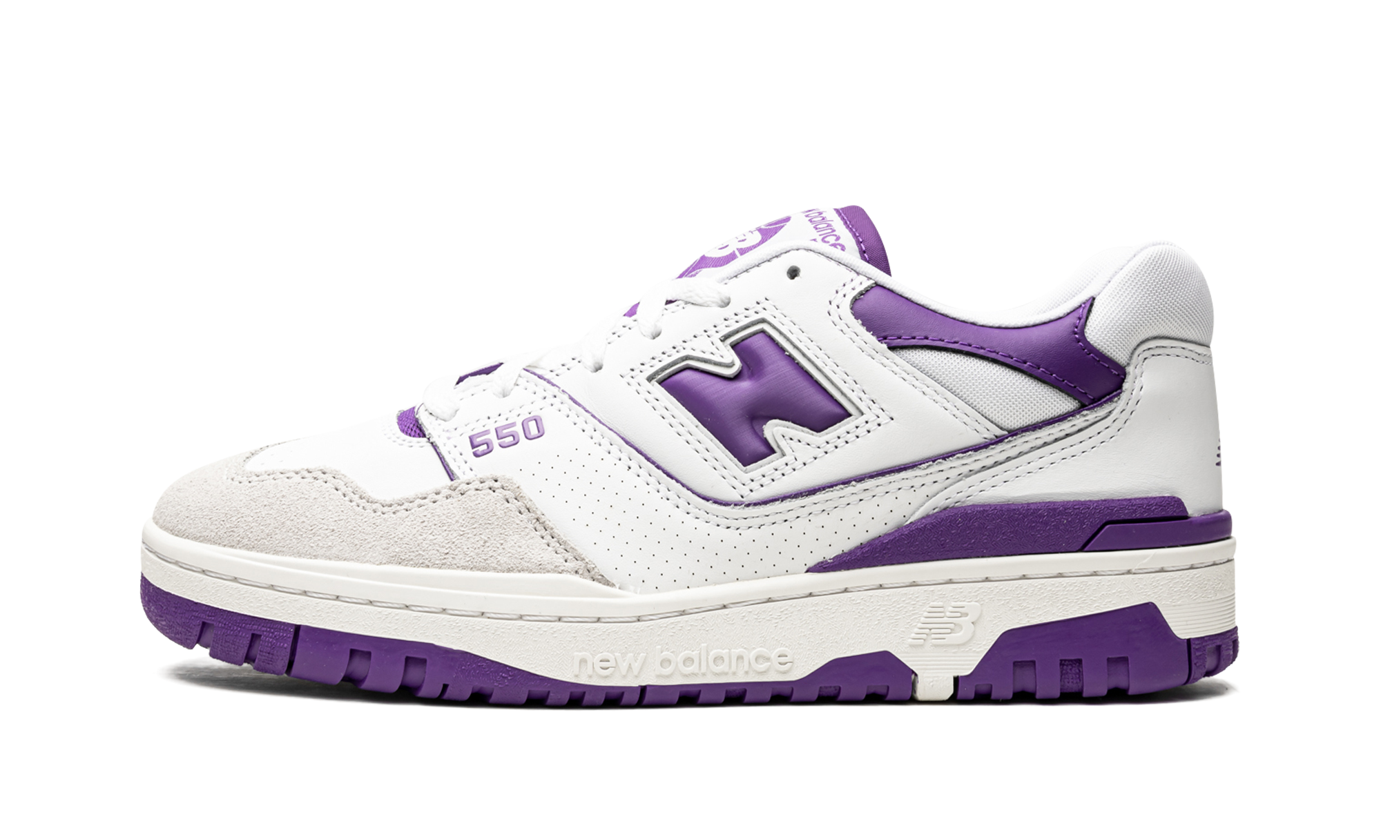 New Balance 550 White Purple 1