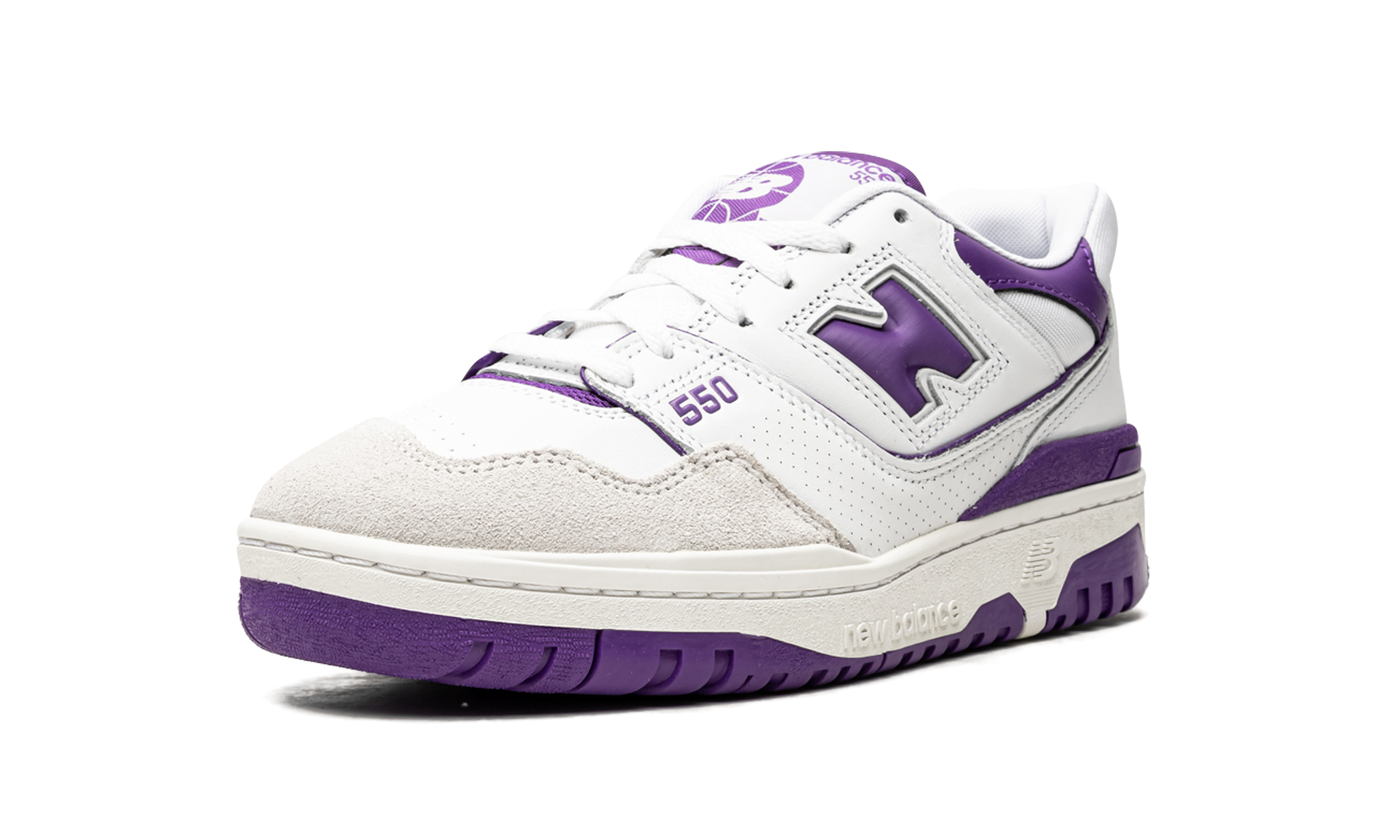 New Balance 550 White Purple 7