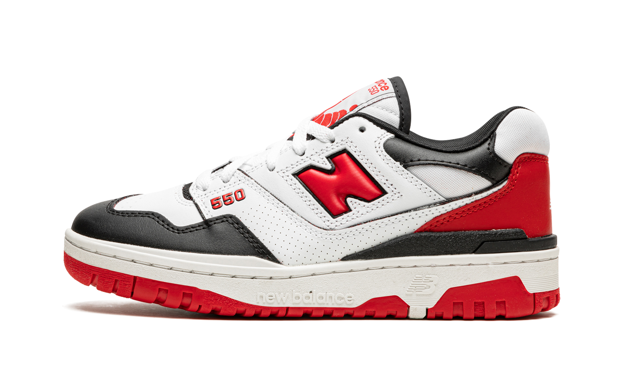 New Balance 550 White Red Black