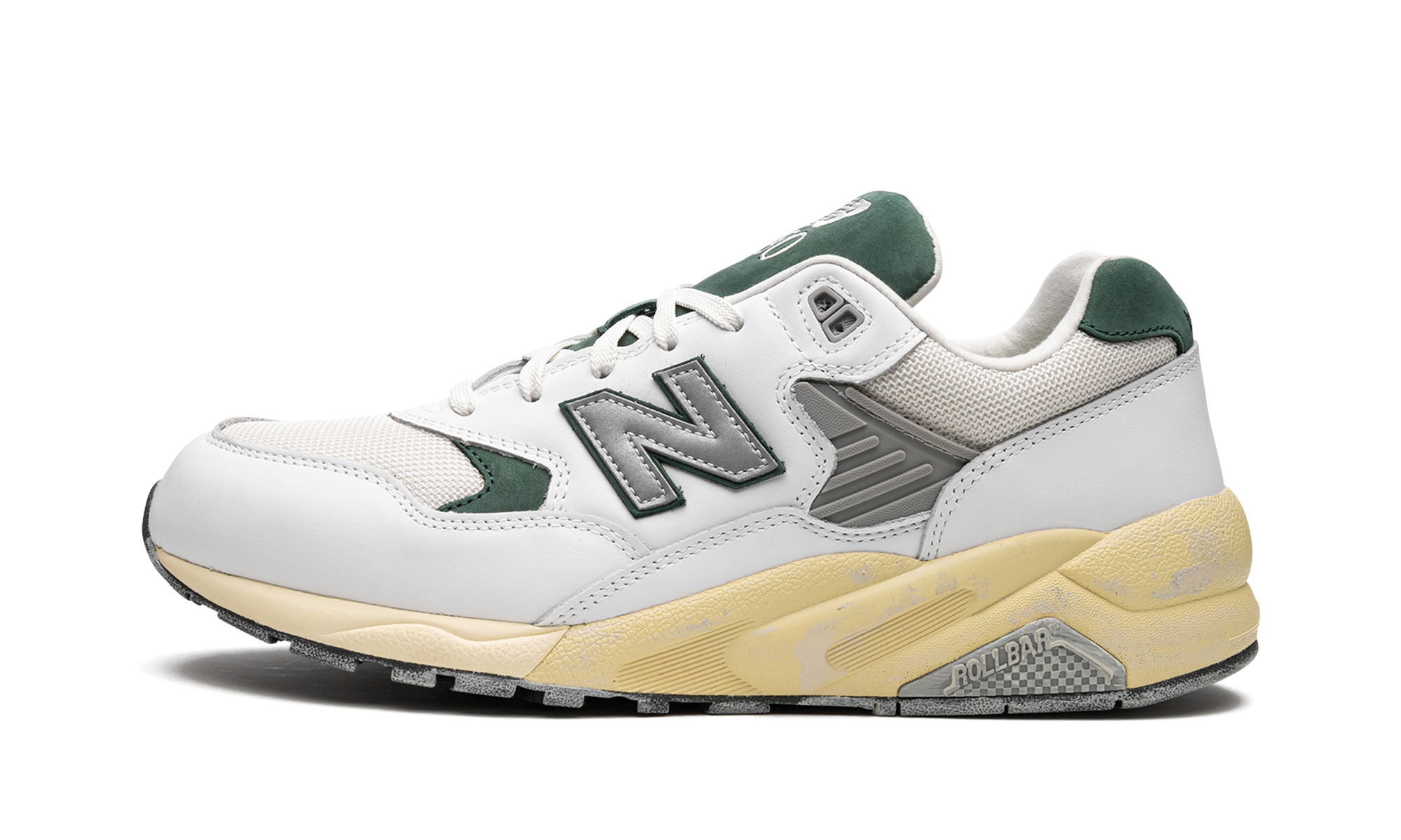 New Balance 580 White Nightwatch Green 1