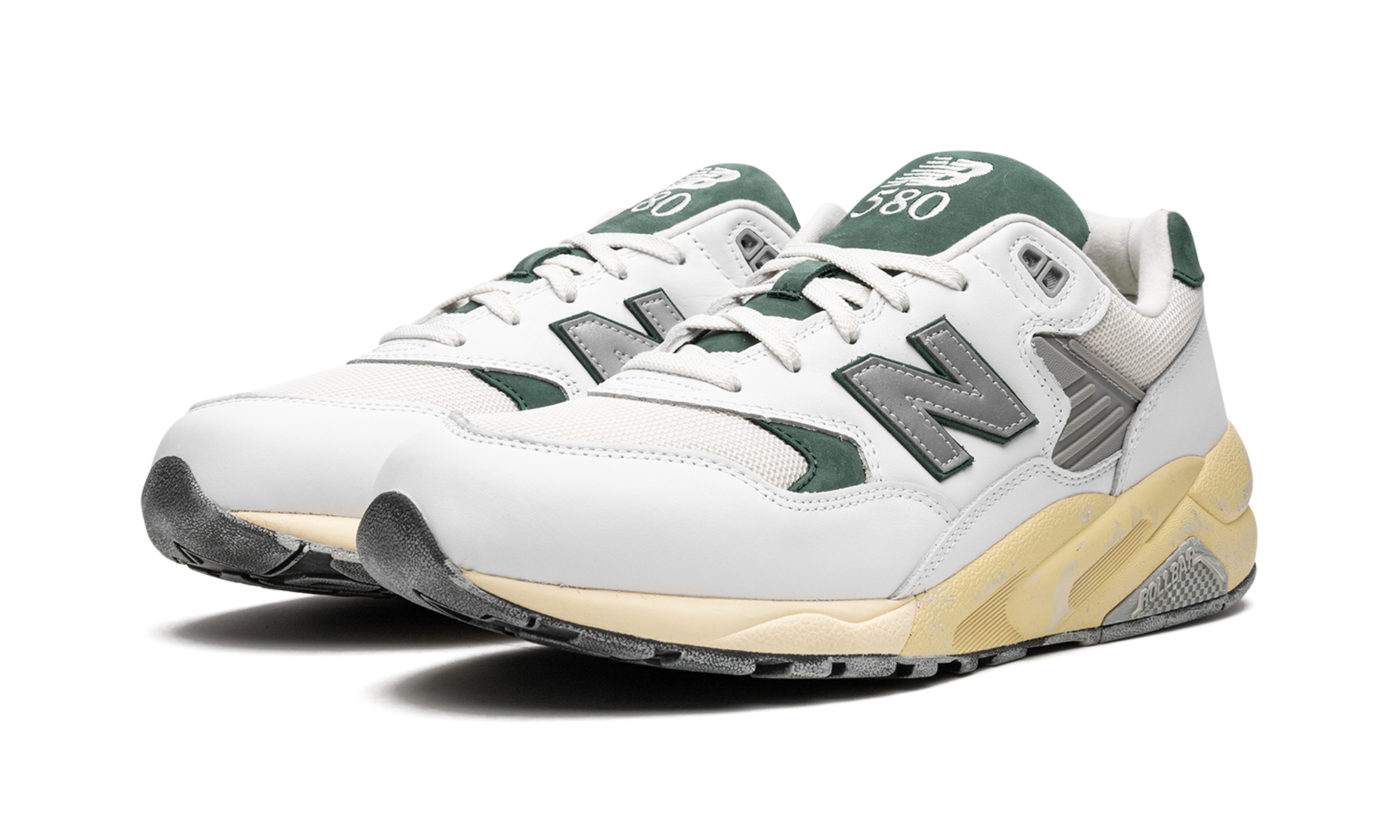 New Balance 580 White Nightwatch Green 3