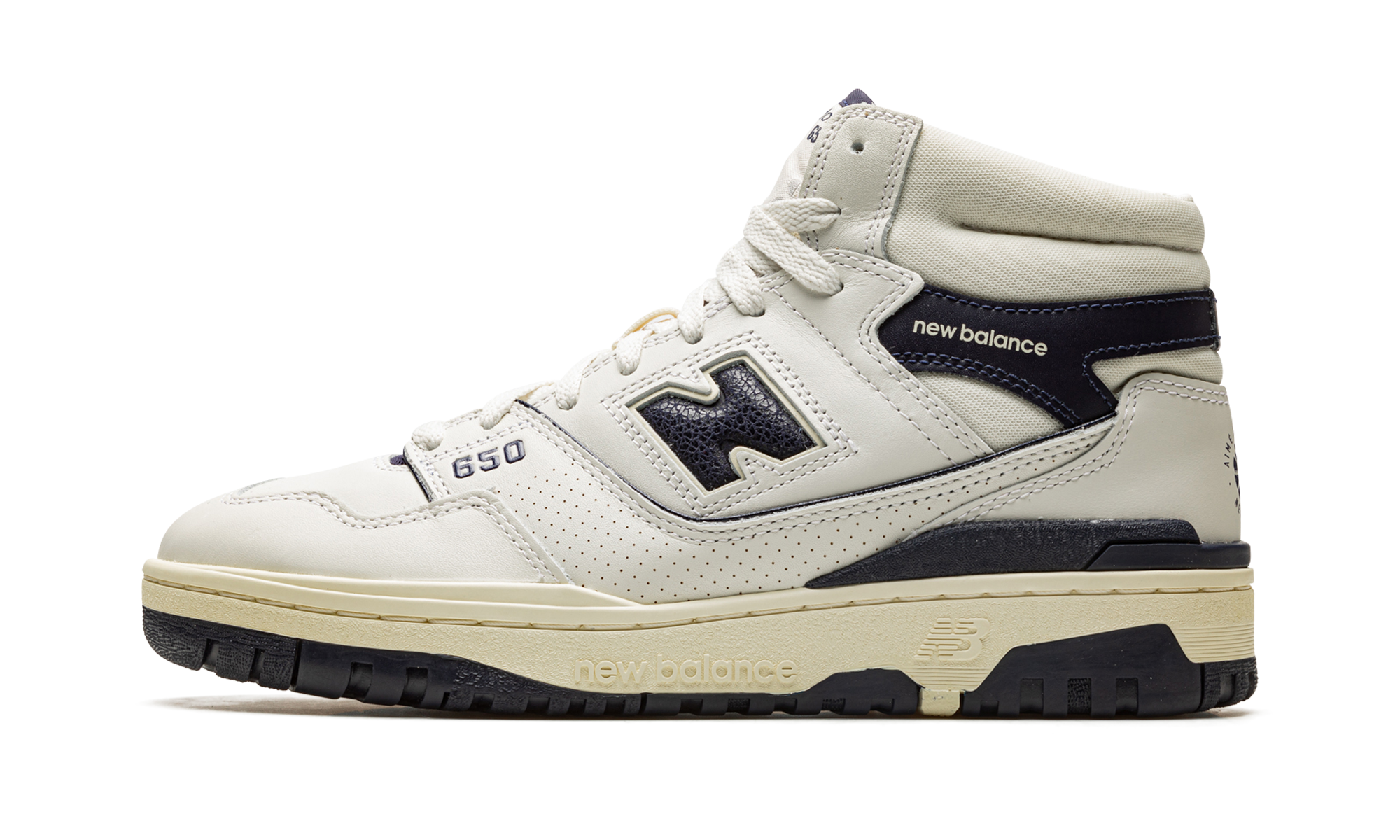 New Balance 650R Aime Leon Dore White Navy 1
