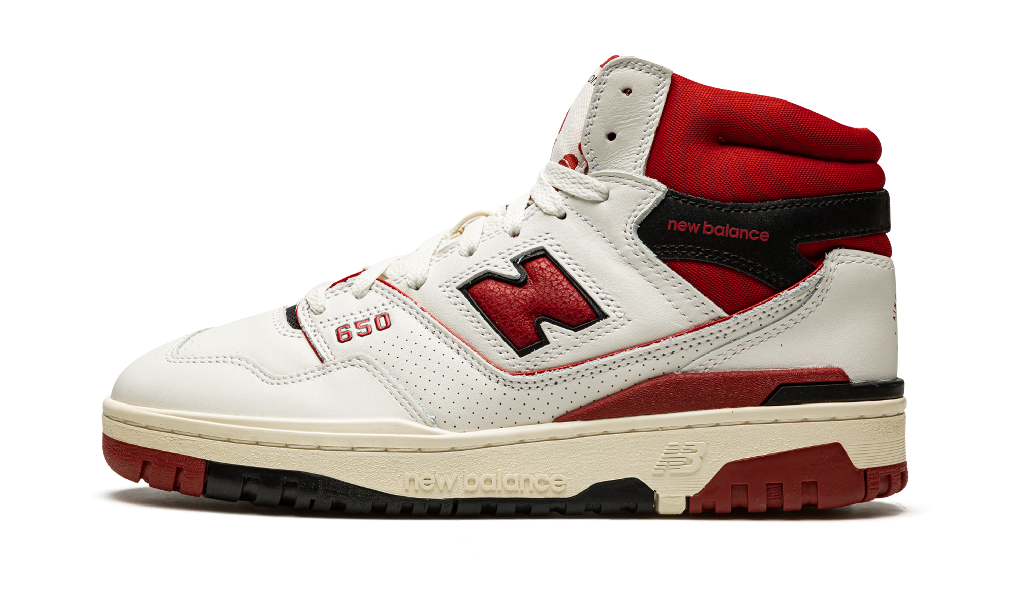 New Balance 650R Aime Leon Dore White Red 1