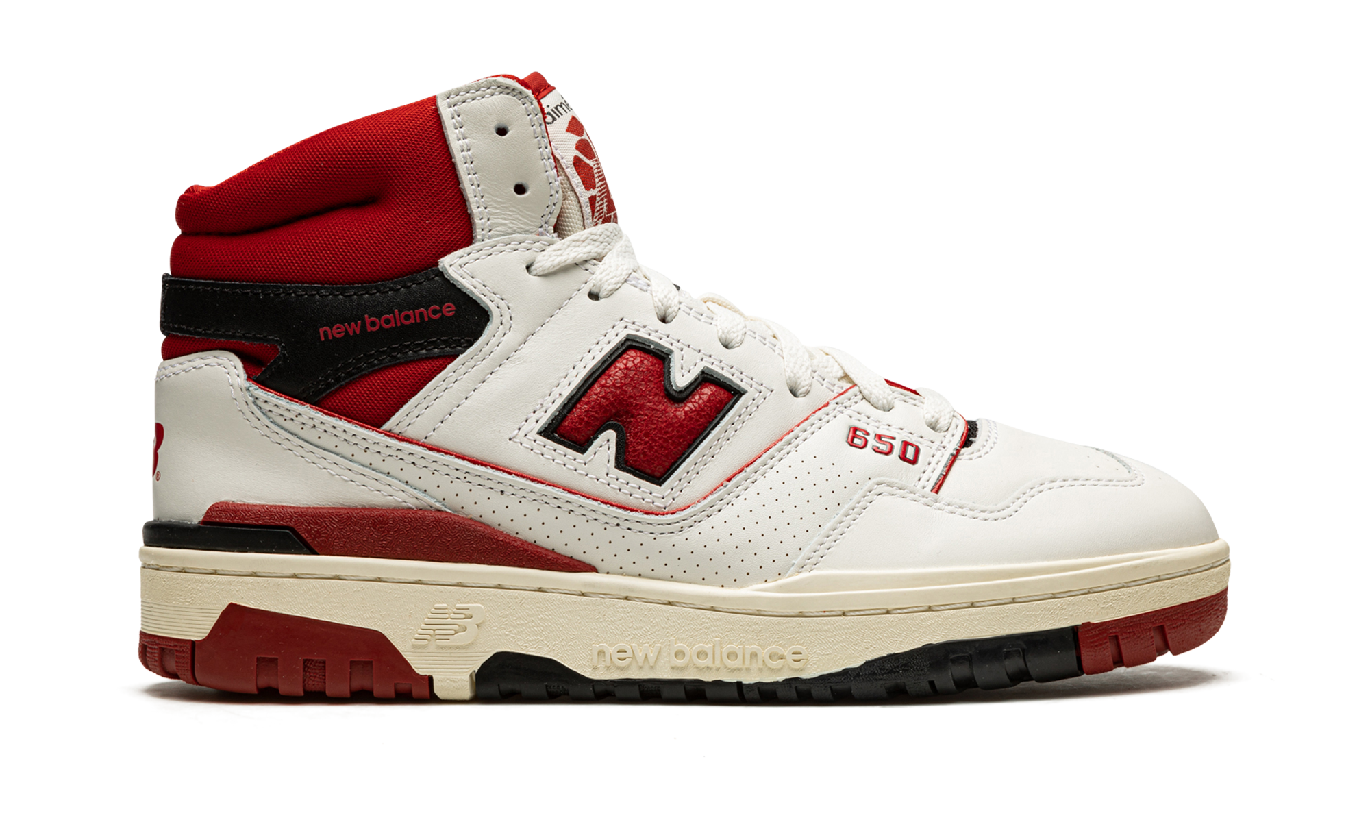 New Balance 650R Aime Leon Dore White Red 6