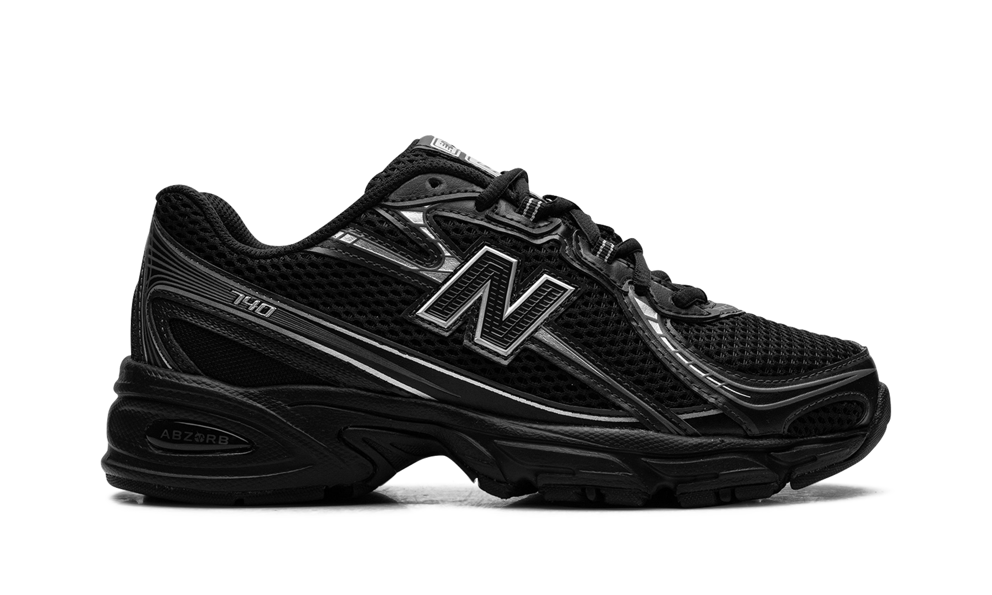 New Balance 740v2 Black Grey Silver 7