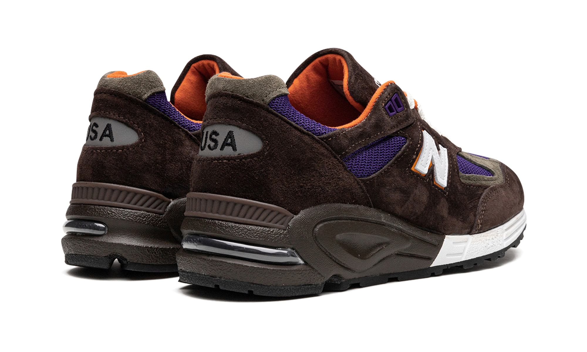 New Balance 990 V2 Made In Usa Brown Purple 4