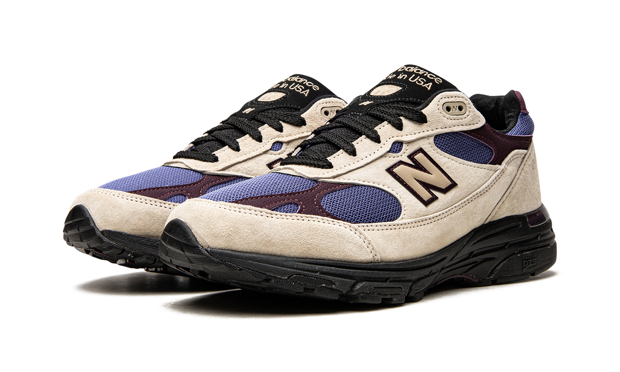 New Balance 993 Aime Leon Dore Beige Blue Maroon 2