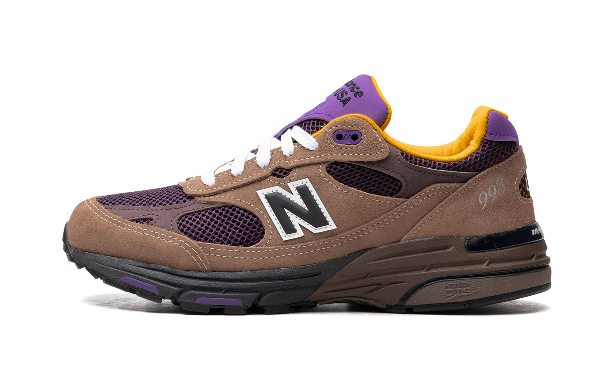 New Balance 993 MiUSA Mushroom Midnight Violet 1