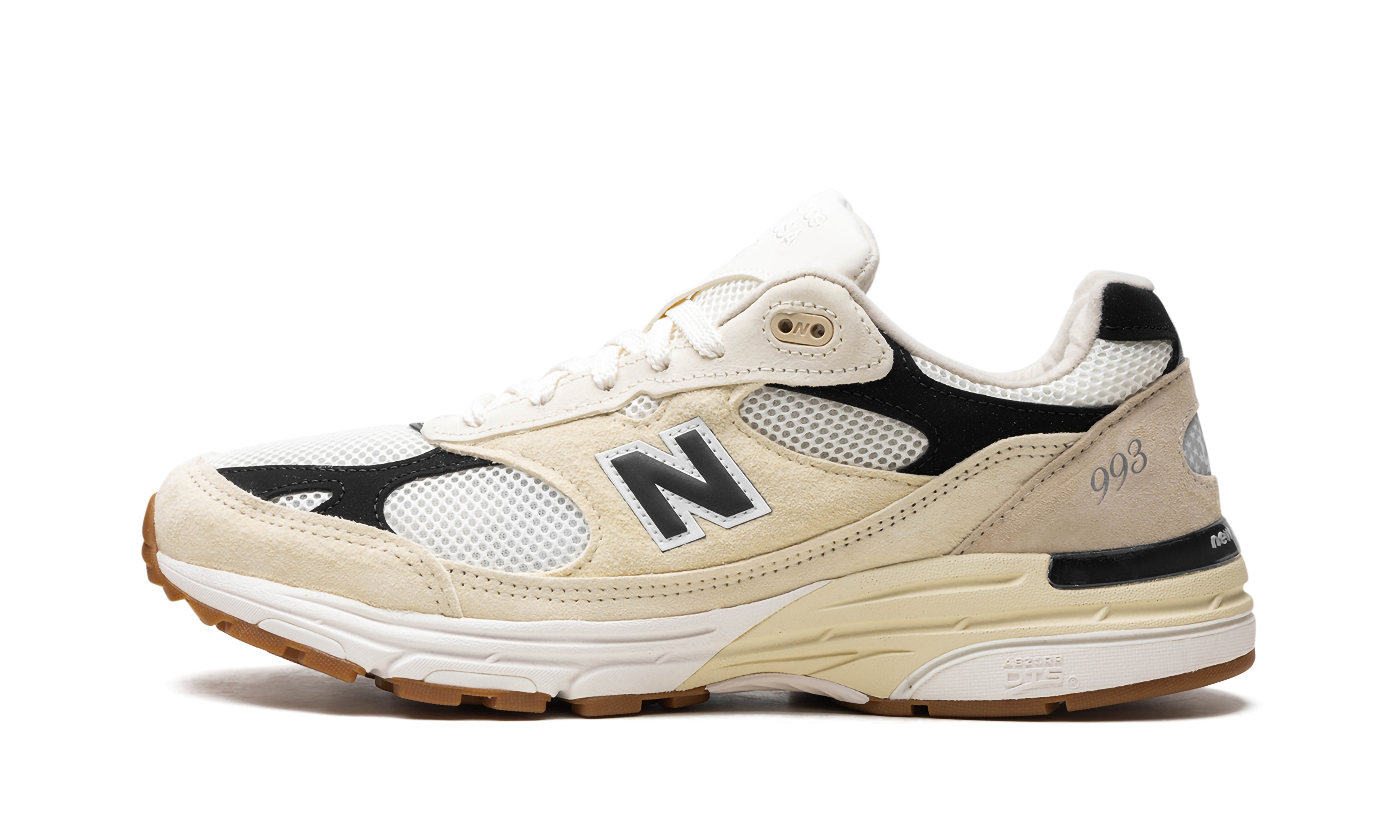 New Balance 993 MiUSA Teddy Santis Sea Salt Black 1