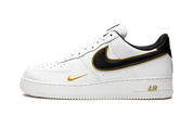 Nike Air Force 1 Low 07 LV8 Double Swoosh White Metallic Gold 1