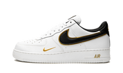 Nike Air Force 1 Low 07 LV8 Double Swoosh White Metallic Gold 2