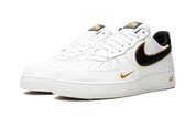 Nike Air Force 1 Low 07 LV8 Double Swoosh White Metallic Gold 3