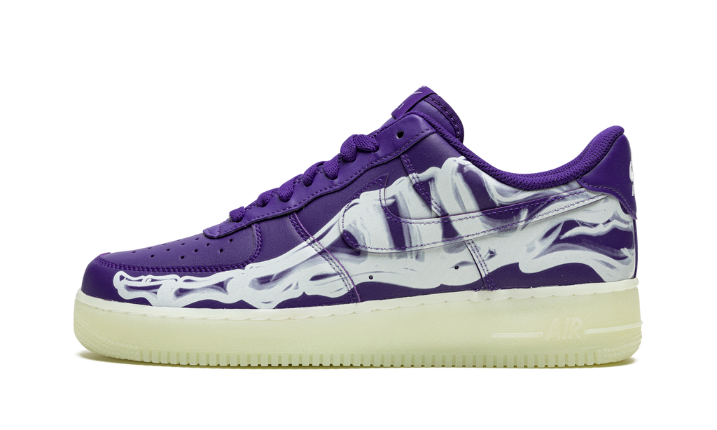 Nike Air Force 1 Low '07 QS Purple Skeleton Halloween (2021) 2
