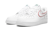 Nike Air Force 1 Low Just Do It White Noble Green Metallic Silver University Red 3