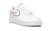 Nike Air Force 1 Low Just Do It White Noble Green Metallic Silver University Red 8