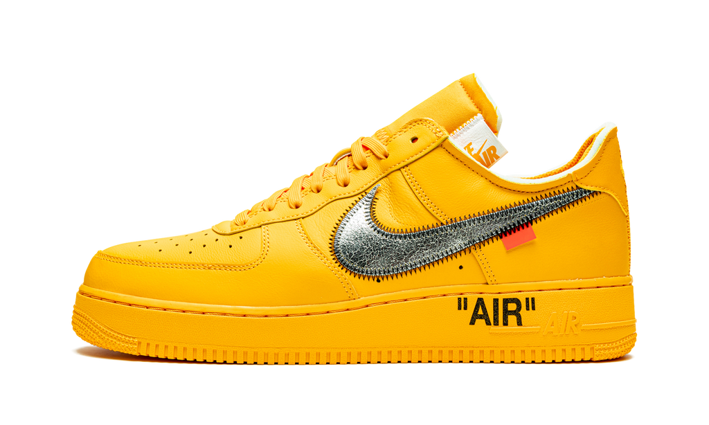 Nike Air Force 1 Low Off-White University Gold Metallic Silver 2