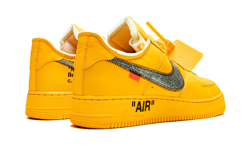 Nike Air Force 1 Low Off-White University Gold Metallic Silver 4
