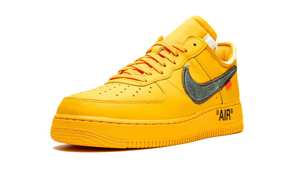 Nike Air Force 1 Low Off-White University Gold Metallic Silver 5